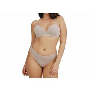 NEW ORGANIC BASICS core wireless bra in grey